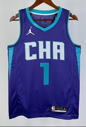 Charlotte Hornets - LaMelo Ball #1 Statement Edition Jersey (Purple CHA)