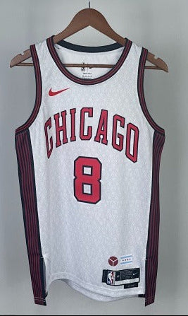 Chicago Bulls — Zach LaVine #8 Classic Edition Jersey (White)