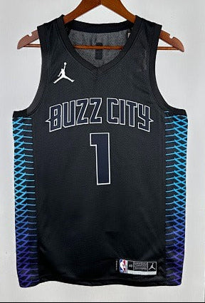 Charlotte Hornets - LaMelo Ball #1 City Edition Jersey (Buzz City Black)
