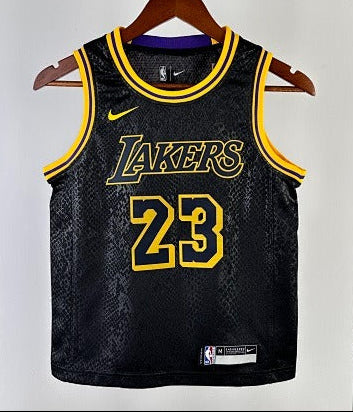 Los Angeles Lakers - LeBron James #23 City Edition (City Edition Black Snakeskin "Mamba")