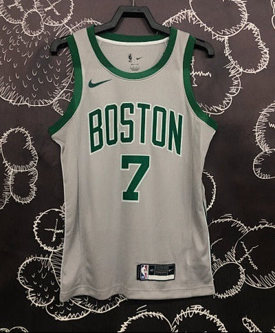 Boston Celtics — Jaylen Brown #7 Statement Edition Jersey (Gray/Green)