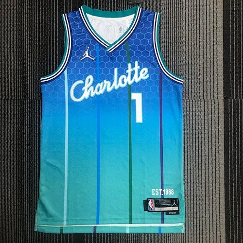 Charlotte Hornets - LaMelo Ball #1 City Edition Jersey (Buzz City Gradient)