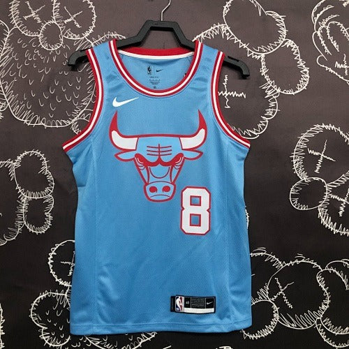 Chicago Bulls — Zach LaVine #8 City Edition Jersey (Blue)