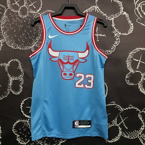 Chicago Bulls — Michael Jordan #23 City Edition Jersey (Blue)