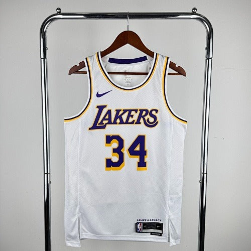 Los Angeles Lakers — Shaquille O'Neal #34 City Edition (Association White/Purple-Gold)