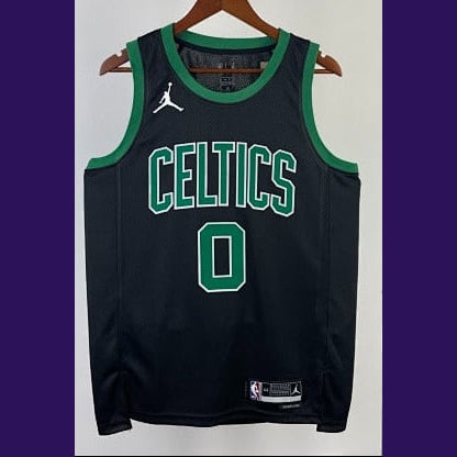 Boston Celtics — Jayson Tatum 0 Statement Edition Jersey (Black/Green) - Sole Revival and Redemption LLC