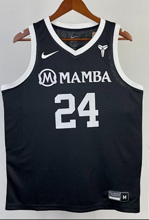 Los Angeles Lakers — Kobe Bryant #24 City Edition (Statement Black "MAMBA")