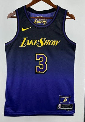 Los Angeles Lakers - Anthony Davis #3 City Edition (City Edition "LakeShow" Purple-Black Fade)