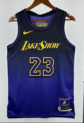 Los Angeles Lakers - LeBron James #23 City Edition (City Edition "LakeShow" Purple-Black Fade)