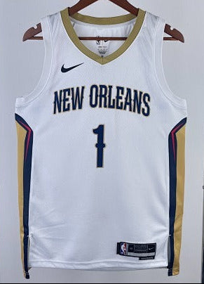 New Orleans Pelicans - Zion Williamson #1 Association Edition Jersey (White New Orleans)
