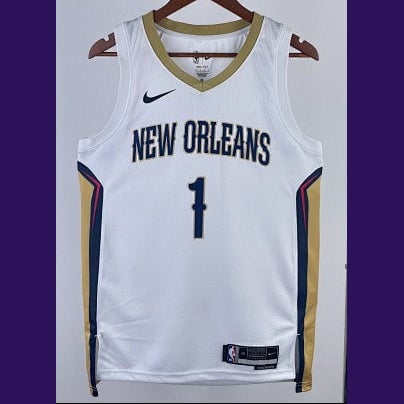 New Orleans Pelicans - Zion Williamson #1 Association Edition Jersey (White New Orleans)