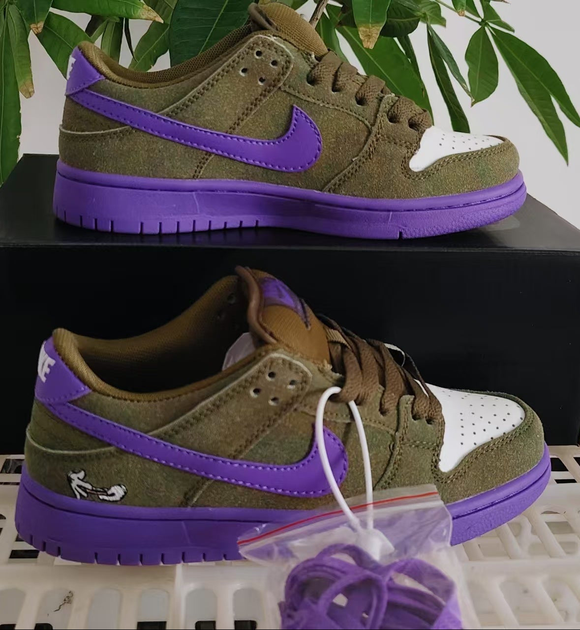 SB Dunk Low – Design-Inspired Concepts "420 - Snoop Doggs" Custom Fantasy Build SBDNK-090
