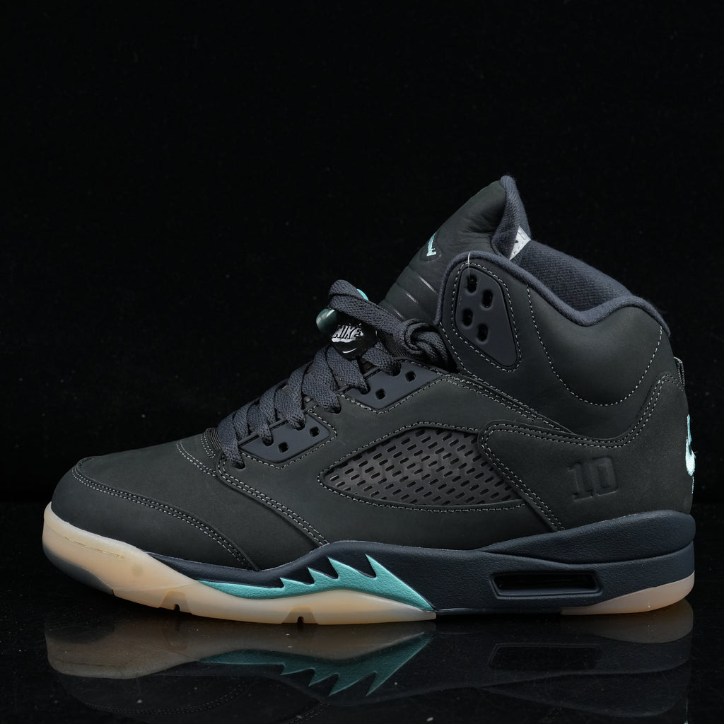 Jordan 5 Design-Inspired - SoleFly "Black & Teal" Custom Tribute - AJ5-SOLEFLY-543