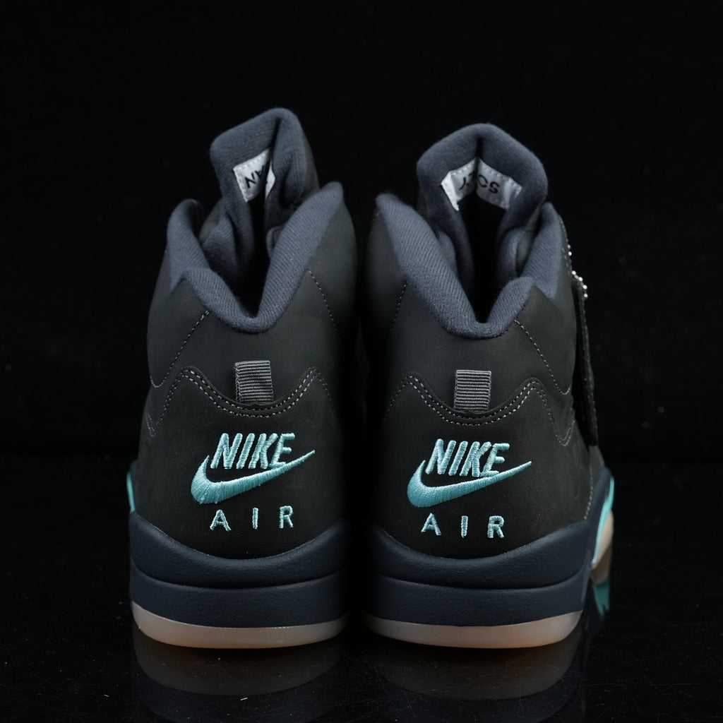 Jordan 5 Design-Inspired - SoleFly "Black & Teal" Custom Tribute - AJ5-SOLEFLY-543