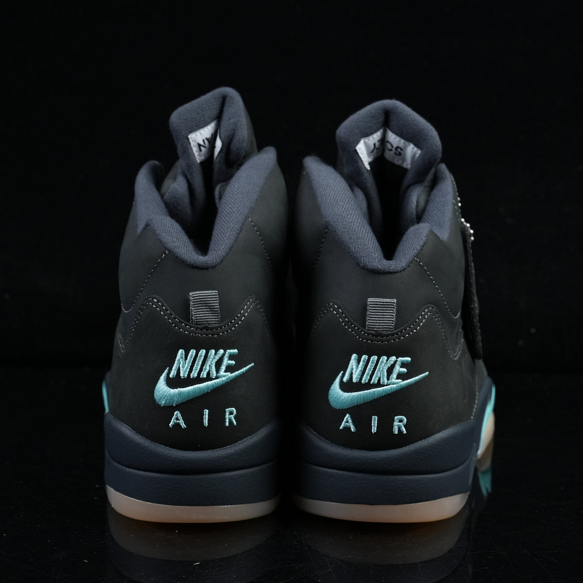Jordan 5 Design-Inspired - SoleFly "Black & Teal" Custom Tribute - AJ5-SOLEFLY-543