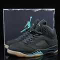 Jordan 5 Design-Inspired - SoleFly "Black & Teal" Custom Tribute - AJ5-SOLEFLY-543