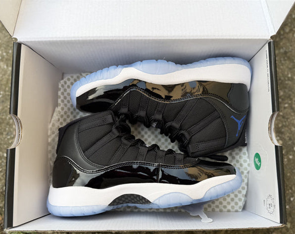 Jordan 11 Design-Inspired - "Space Jam" "Black & University Blue" Custom Tribute - AJ11-SPACEJAM-1137
