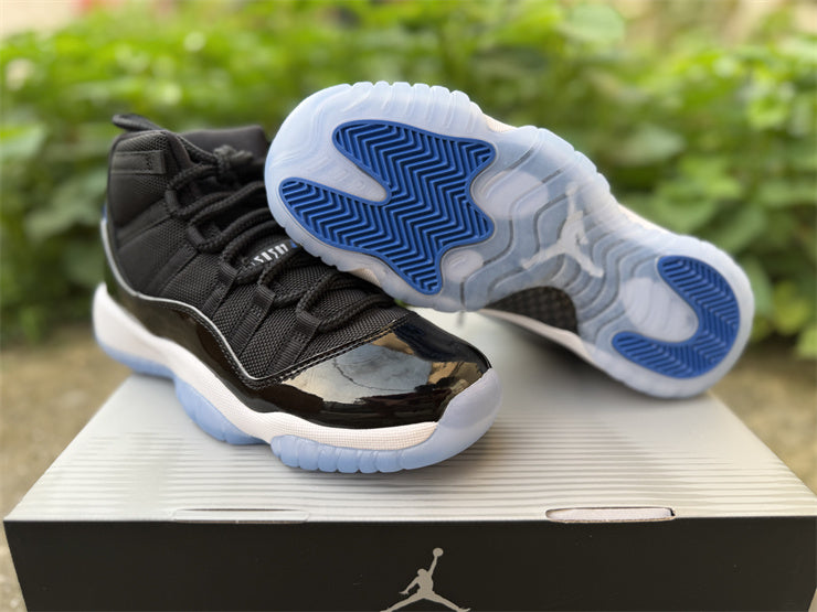 Jordan 11 Design-Inspired - "Space Jam" "Black & University Blue" Custom Tribute - AJ11-SPACEJAM-1137