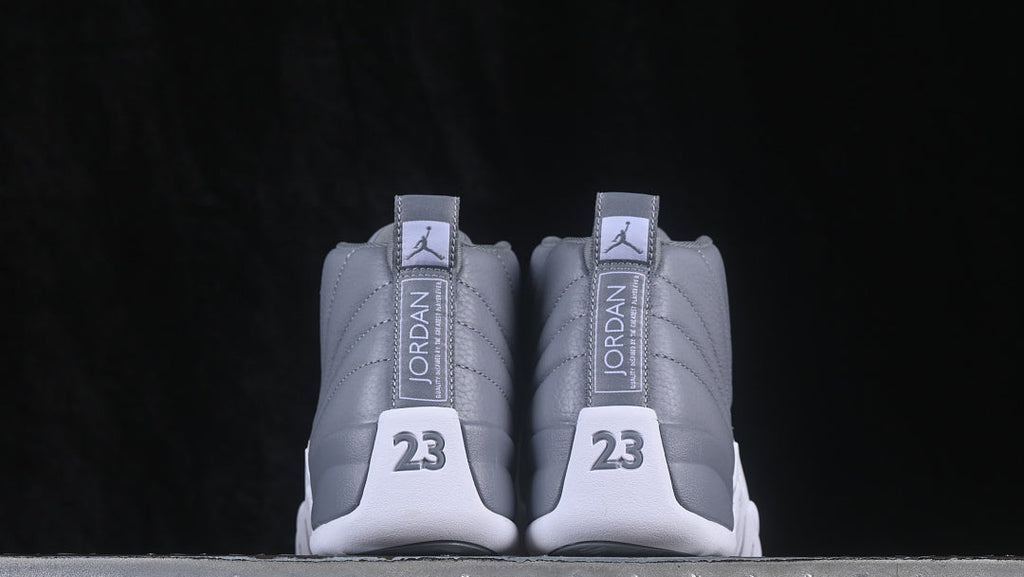 Jordan 12 Design-Inspired - "Stealth" "Grey & White" Custom Tribute - AJ12-STEALTH-1225