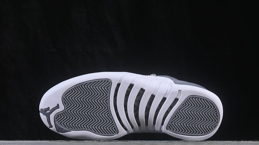 Jordan 12 Design-Inspired - "Stealth" "Grey & White" Custom Tribute - AJ12-STEALTH-1225