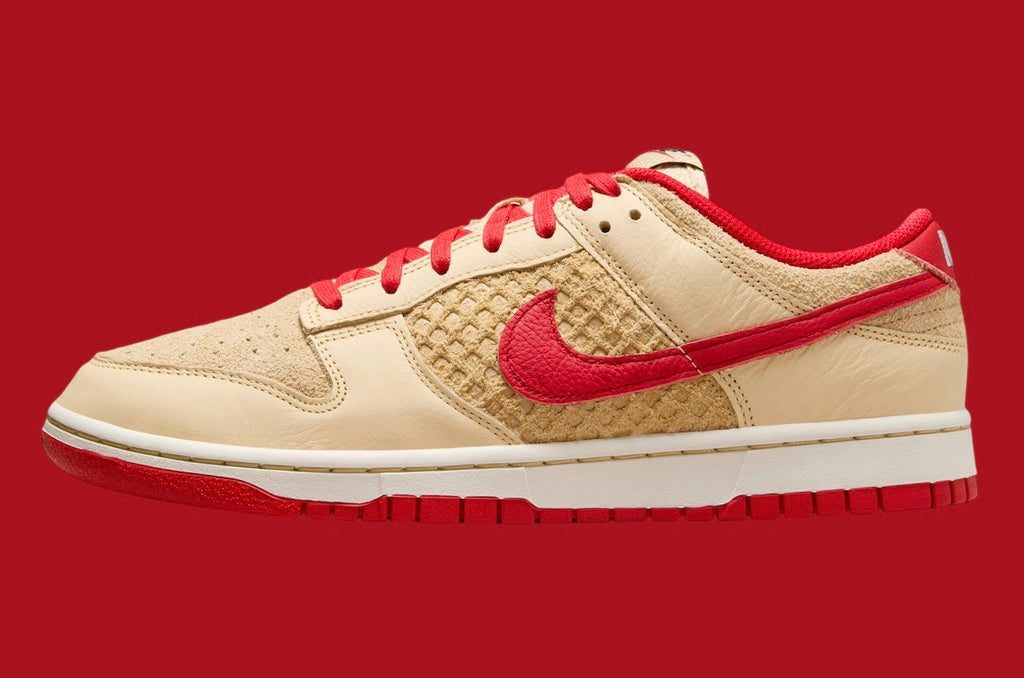 SB Dunk Low – Design‑Inspired "Strawberry Waffles" Custom Tribute Build SBDNK‑094