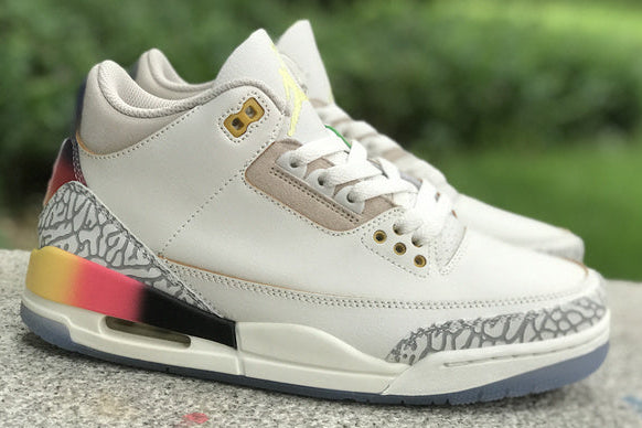 Jordan 3 - Design‑Inspired "Medellín Sunset" Custom Tribute Build AJ3-SUNSET-320