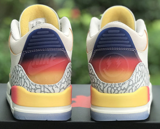 Jordan 3 - Design‑Inspired "Medellín Sunset" Custom Tribute Build AJ3-SUNSET-320