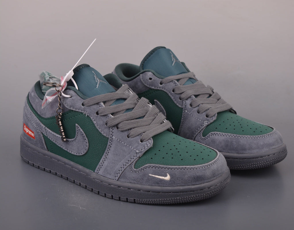 Jordan 1 Low Design-Inspired - "Supreme Green" - AJ1-SUPGRN-069