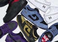 SB Dunk Low “Supreme 94 Pack” — White / Black / Purple / Blue / Golden — Design‑Inspired
