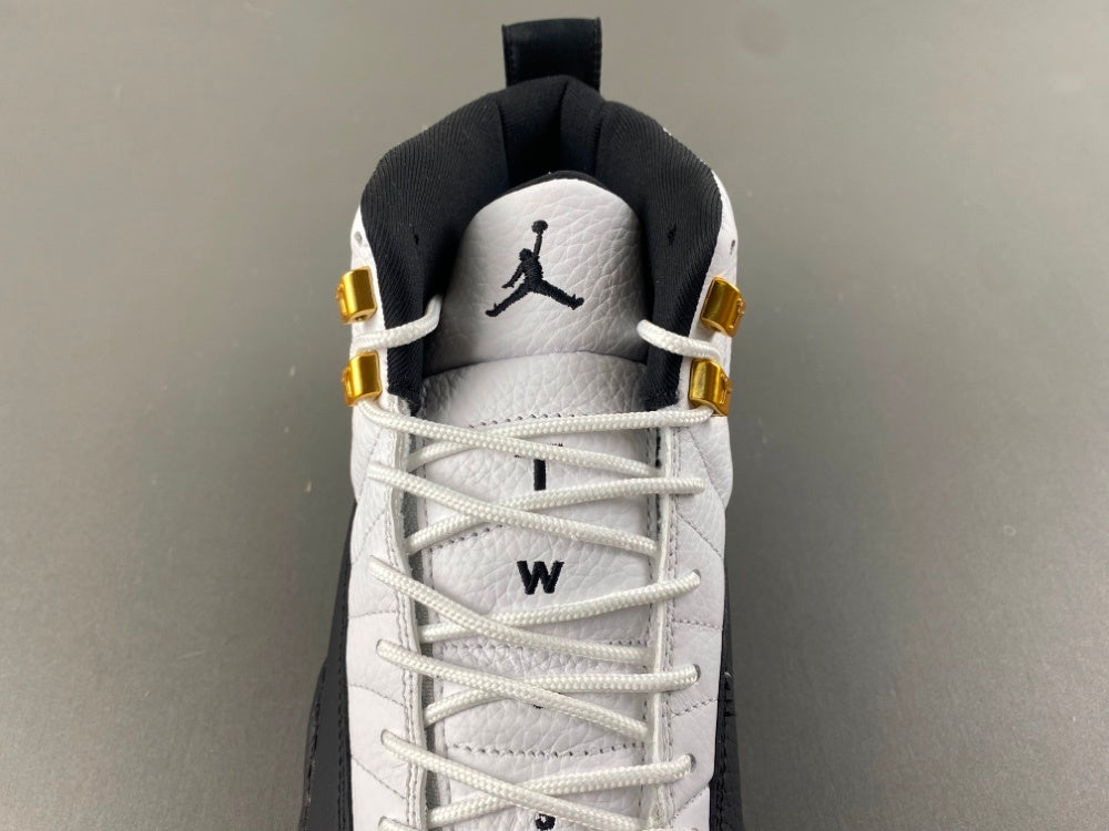 Jordan 12 Design-Inspired - "Taxi" "White & Black" Custom Tribute - AJ12-TAXI-1224
