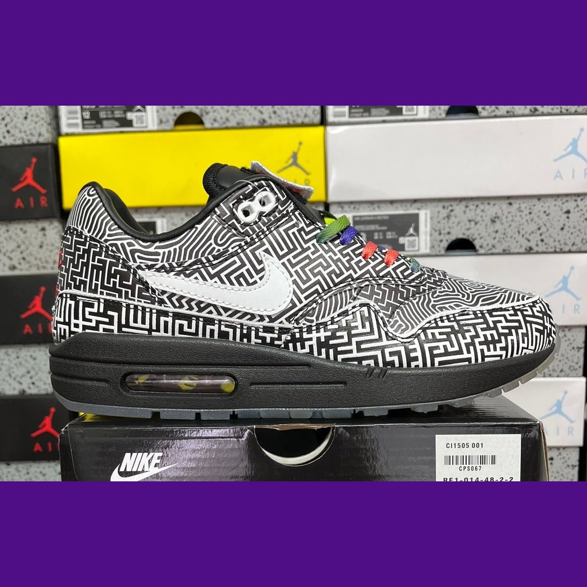 Nike Air Max 1 Design-Inspired - "Tokyo Maze" - AM1-TKYMAZ-026 - Sole Revival and Redemption LLC