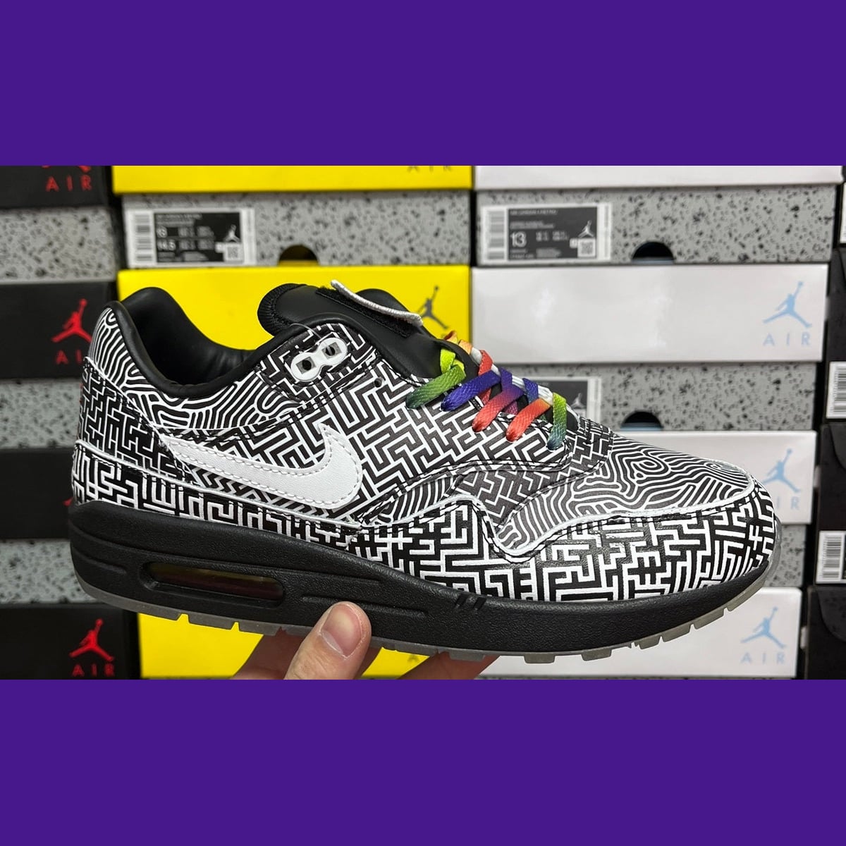 Nike Air Max 1 Design-Inspired - "Tokyo Maze" - AM1-TKYMAZ-026 - Sole Revival and Redemption LLC