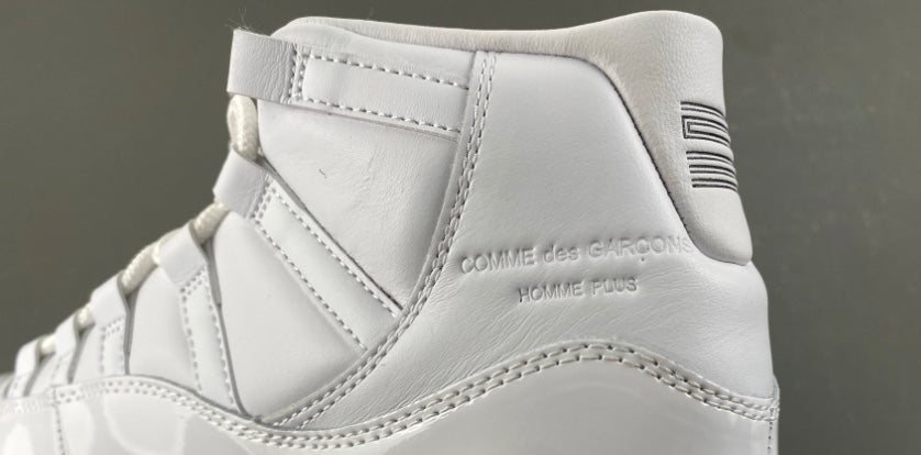 Jordan 11 – Design-Inspired "COMME des GARÇONS HOMME PLUS" Custom Tribute Build AJ11‑CDG‑1127