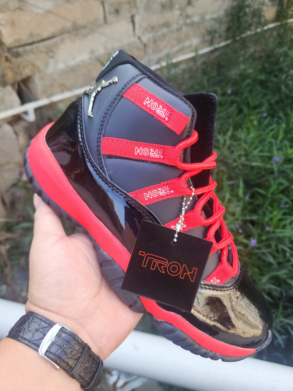 Jordan 11 Design Inspired "TRON" Grid Pack Fantasy Build - 1122