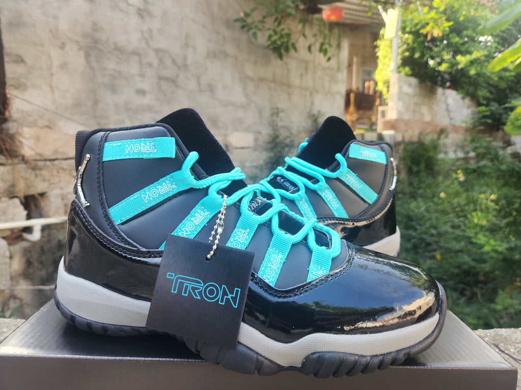 Jordan 11 Design Inspired "TRON" Grid Pack Fantasy Build - 1122