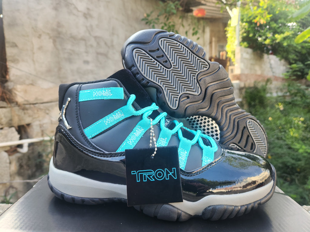 Jordan 11 Design Inspired "TRON" Grid Pack Fantasy Build - 1122