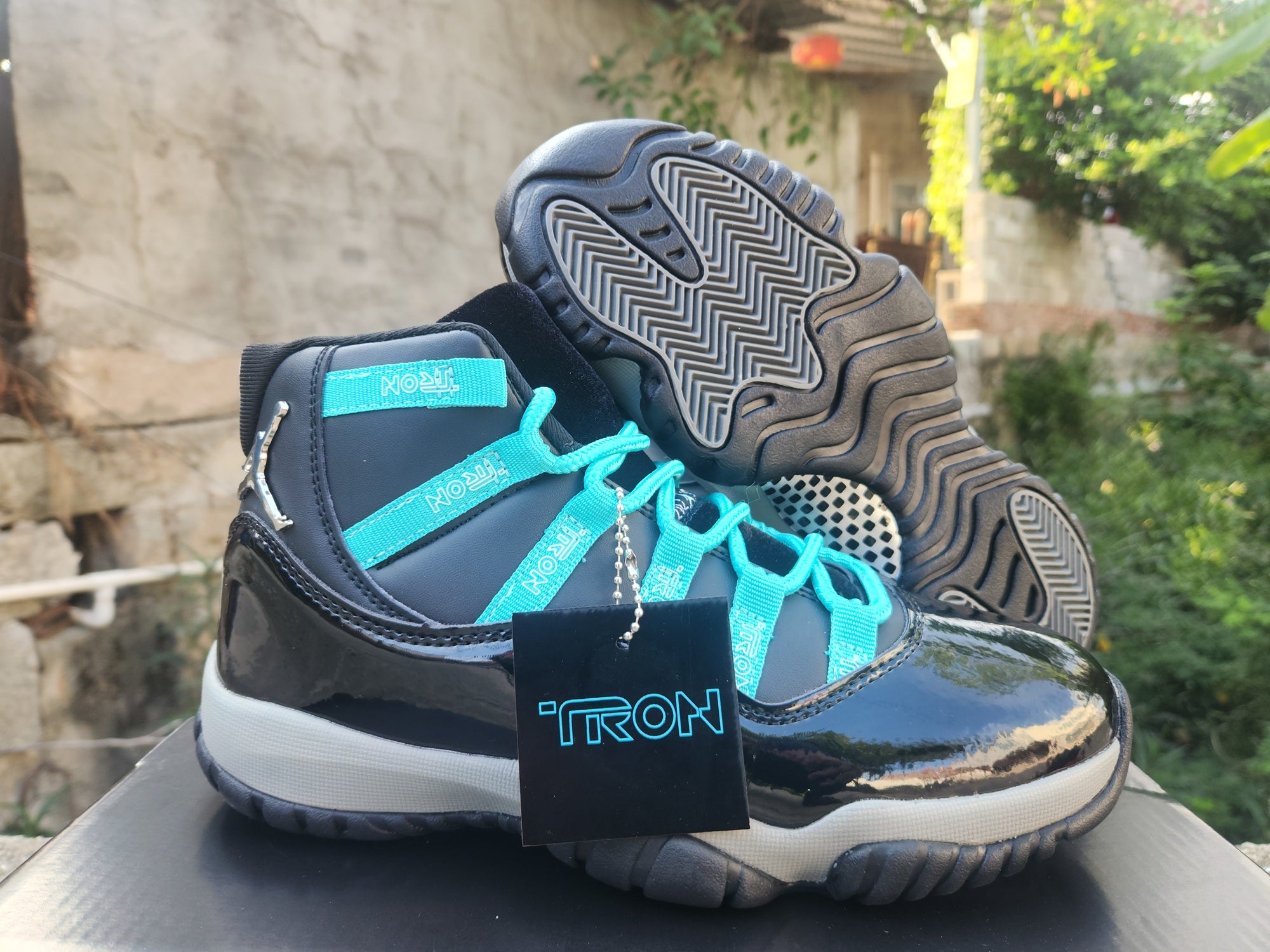 Jordan 11 Design Inspired "TRON" Grid Pack Fantasy Build - 1122