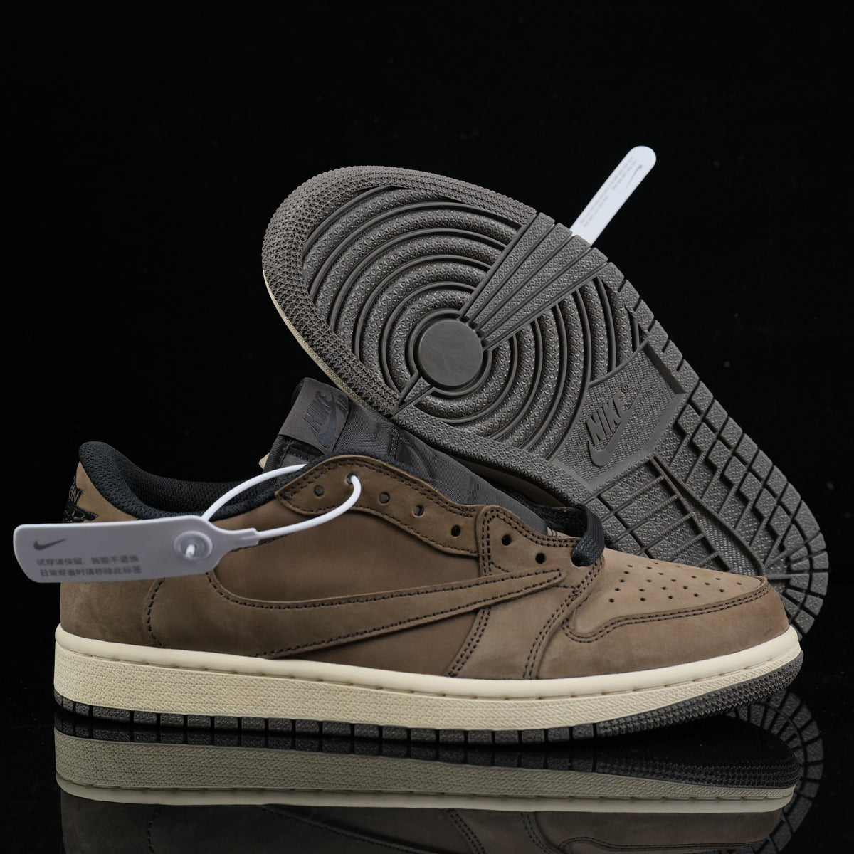 Jordan 1 Low Design-Inspired - "Travis Scott" "Cocoa Brown" - TS-COCOABRWN-065