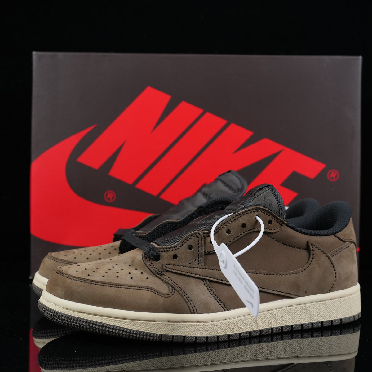 Jordan 1 Low Design-Inspired - "Travis Scott" "Cocoa Brown" - TS-COCOABRWN-065