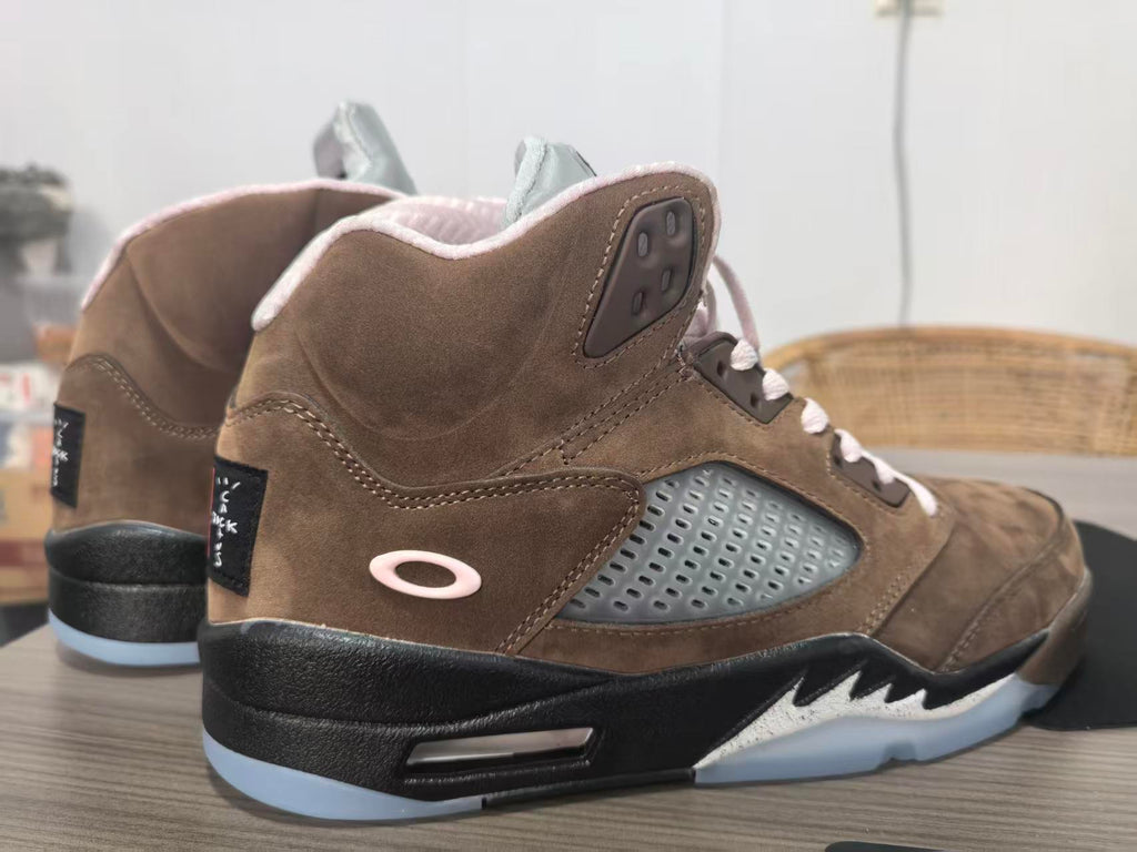 Jordan 5 Design-Inspired - Travis Scott Cactus Jack x Oakley "Baroque Brown" Fantasy Build - AJ5-TSOAKLEY-538