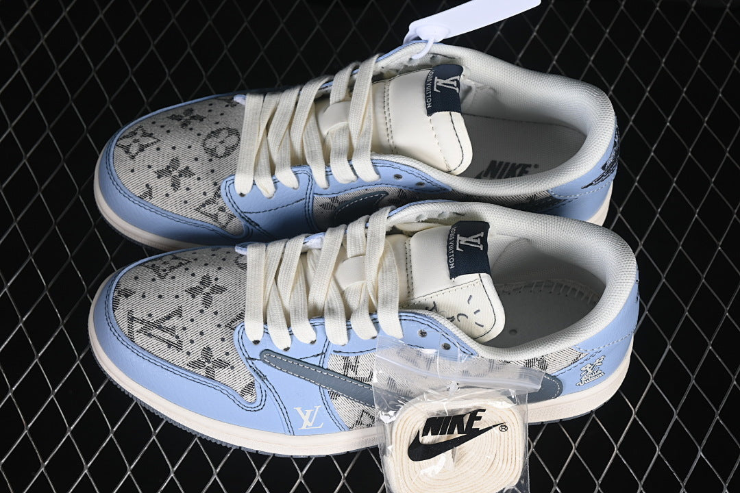 Jordan 1 Low Design-Inspired - "Travis Scott" "UNC LV" - TS-UNCLV-072