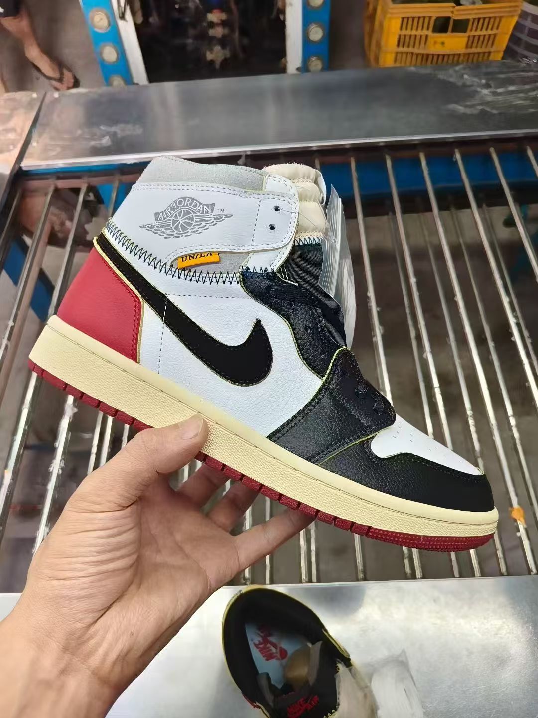 025 — Jordan 1 High “Union Black Toe” — Design‑Inspired