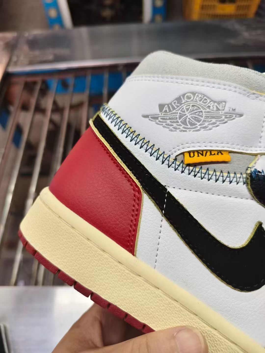 025 — Jordan 1 High “Union Black Toe” — Design‑Inspired