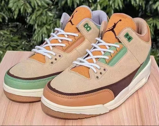 343 — Jordan 3 “Voodoo” — Fantasy Colorway Custom Tribute