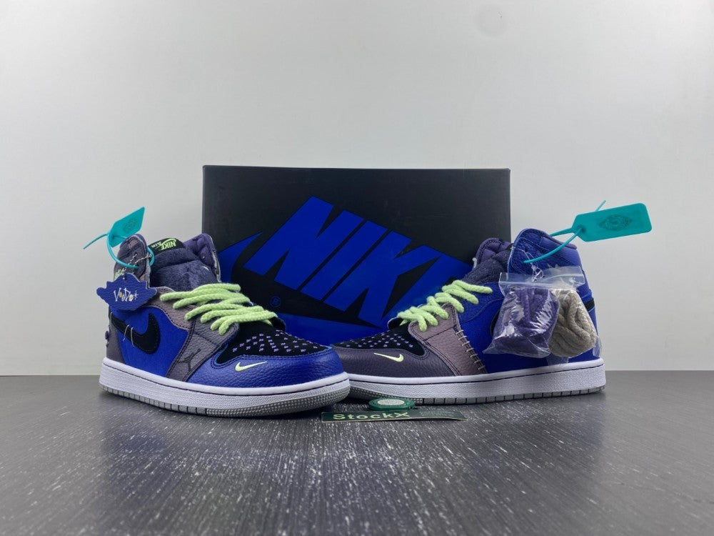 042 — Jordan 1  “Zion Voodoos" — Design‑Inspired Fantasy Pair
