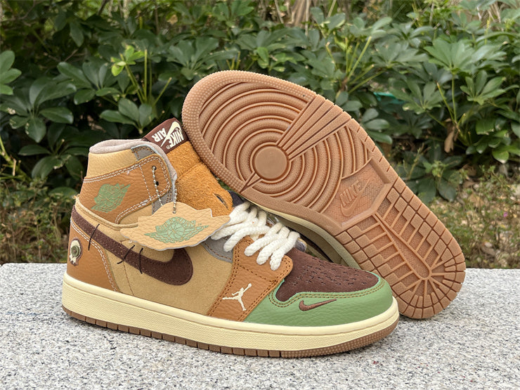 042 — Jordan 1  “Zion Voodoos" — Design‑Inspired Fantasy Pair