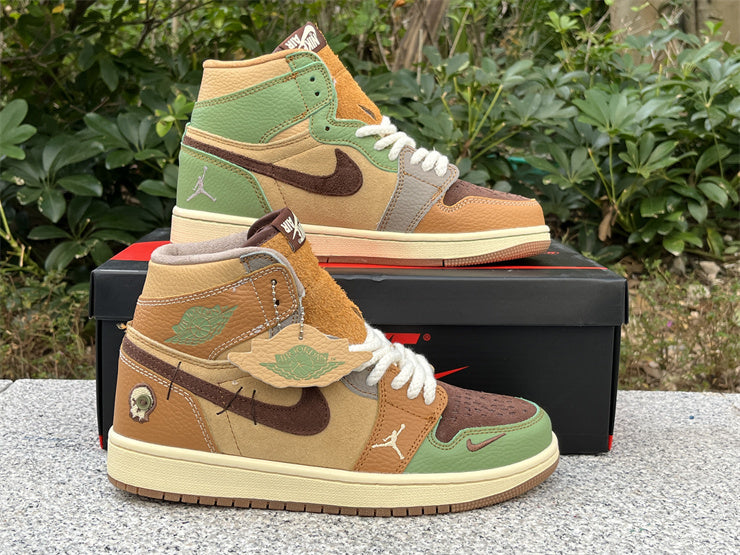 042 — Jordan 1  “Zion Voodoos" — Design‑Inspired Fantasy Pair