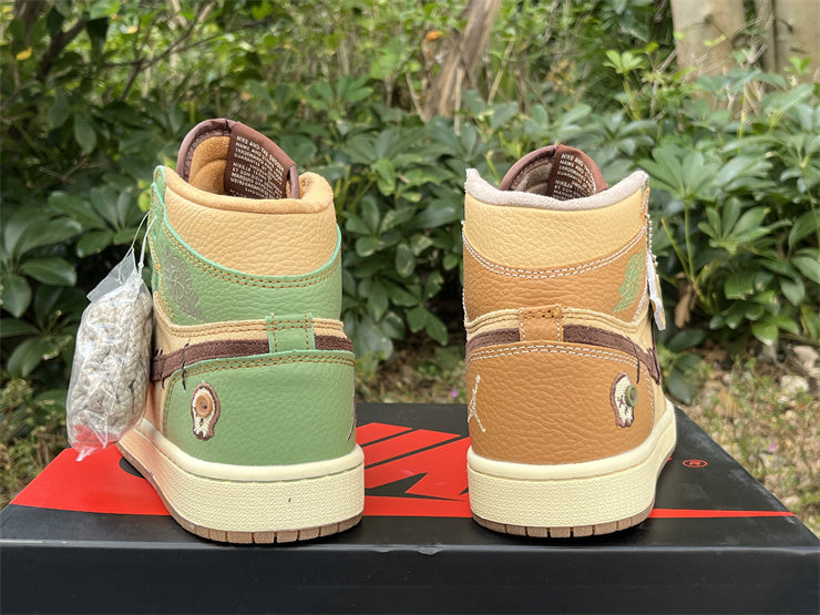 042 — Jordan 1  “Zion Voodoos" — Design‑Inspired Fantasy Pair
