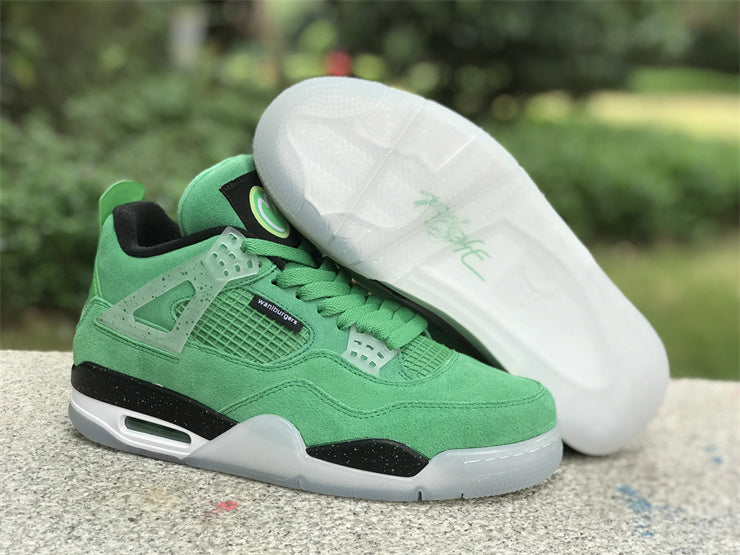 Jordan 4 — Design-Inspired "Wahlburgers" Custom Tribute Build AJ4-WAHLBURGER-409