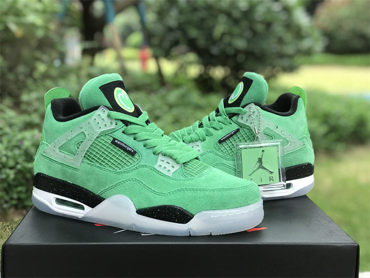 Jordan 4 — Design-Inspired "Wahlburgers" Custom Tribute Build AJ4-WAHLBURGER-409